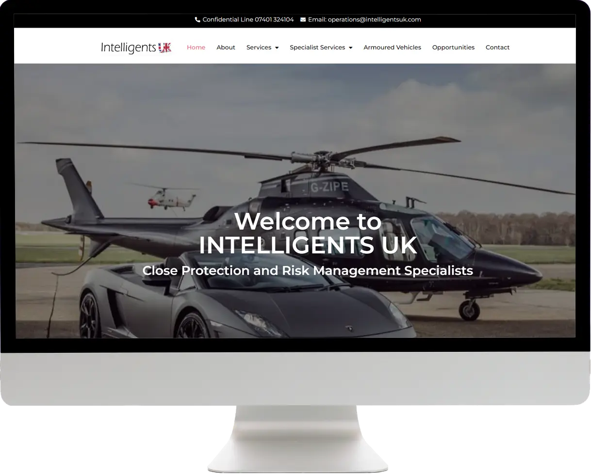 Intelligents UK Website Design